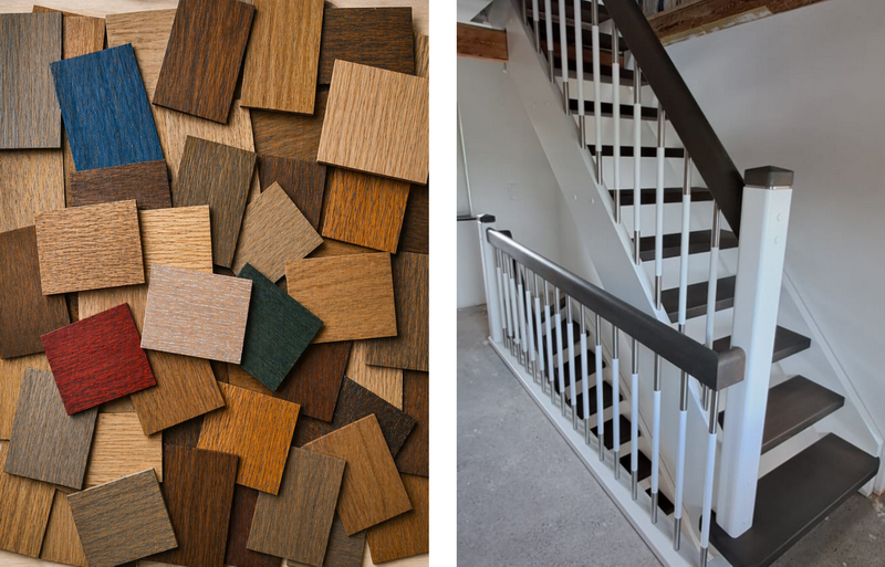 es muss nicht immer der Boden sein - hier passen Stufen & Handlauf zu den Fensterbrettern    Bildquelle: GRÄFE