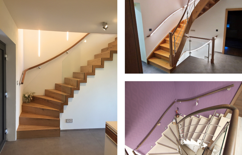 geschweifte Wandhandläufe für Wendeltreppen Bildquelle: GRÄFE geschweifte Wandhandläufe für Wendeltreppen Bildquelle: GRÄFE