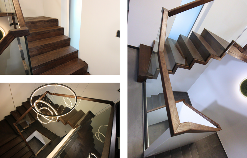 edles Faltwerk mit Glas trifft auf blickdichte Wandscheiben der Stahlbetontreppe Bildquelle: GRÄFE edles Faltwerk mit Glas trifft auf blickdichte Wandscheiben der Stahlbetontreppe Bildquelle: GRÄFE