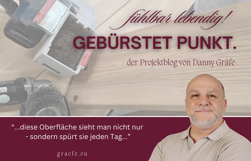 Gebürstet. Punkt. FÜHLBAR LEBENDIG!