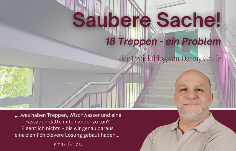 Saubere Sache! 18 TREPPEN - EIN PROBLEM